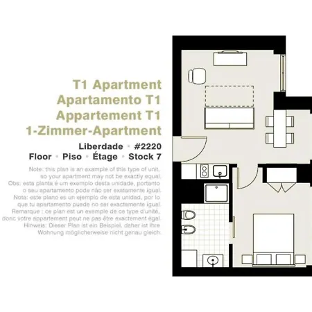Serviced - Liberdade Apartman *